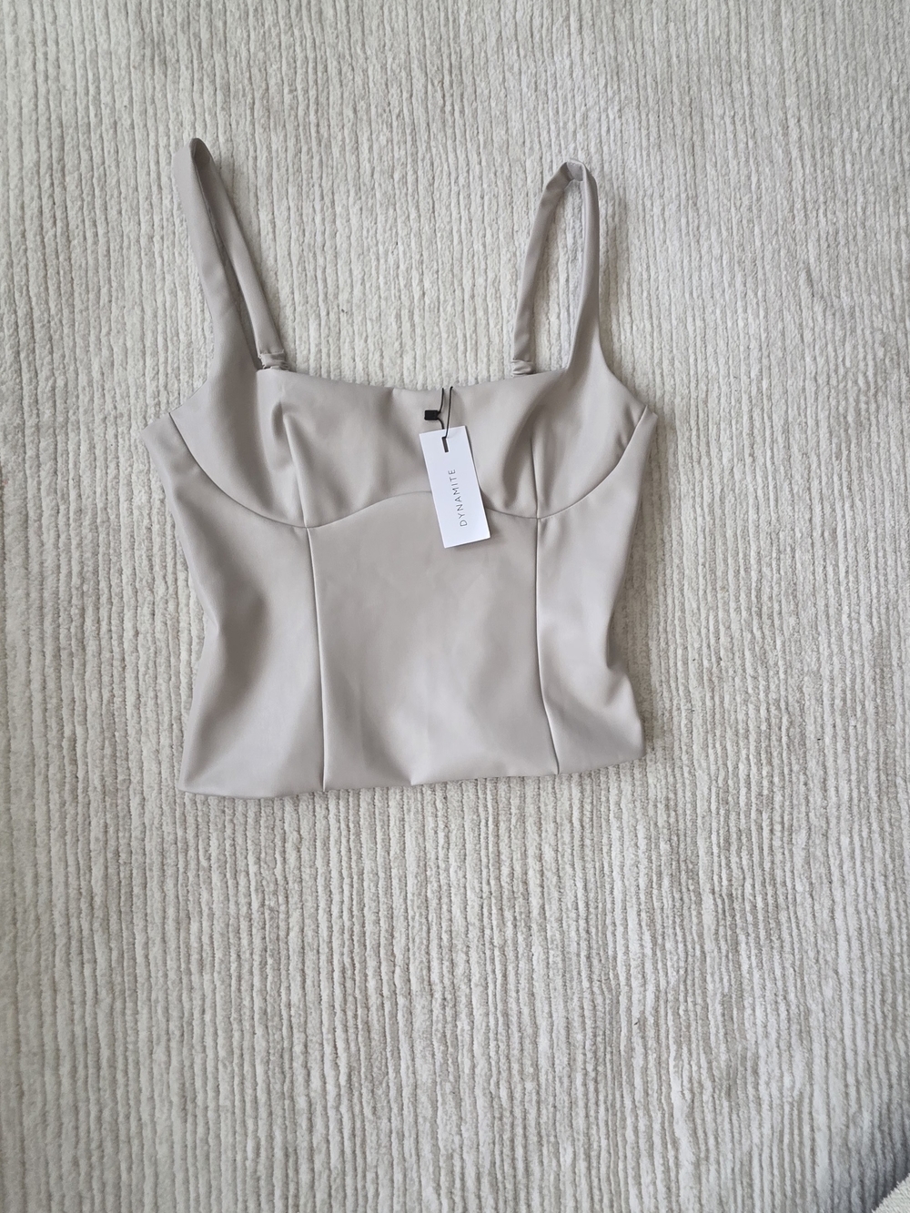 Dynamite Cream Bustier Cami Top